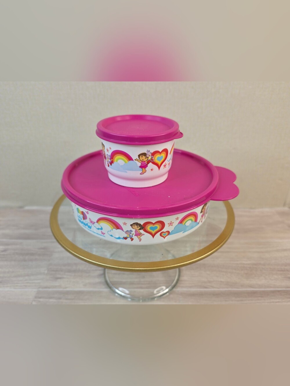 Kids Tupperware Dora Lunch Set